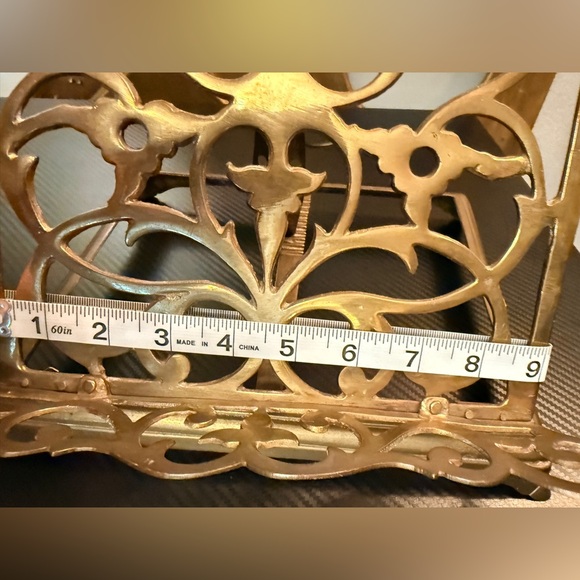 Beautiful 19th Century Brass Shtender. - Picture 9 of 10